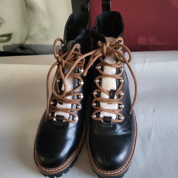 NWT A New Day Leighton Hiking Combat Ankle Biker Boot Size 9 - Picture 4 of 8